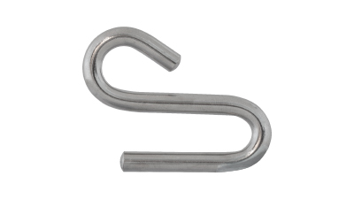 S875 5MM 304 S HOOK ONE END CLOSED